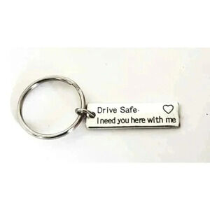 Druve Safe I Need You Here With Me Keychain